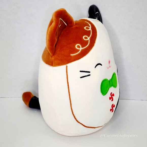 🎄 CAM 😺 Select Serie Gingerbread Calico Cat Season of Squish 2024 Squishmallow - Picture 6 of 8